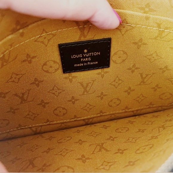 Authentic Louis Vuitton Limited Edition Caramel & Black Pochette Clutch Bag - Picture 7 of 12